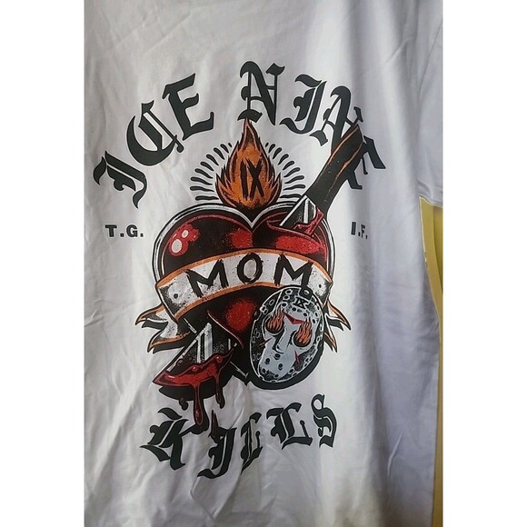 Ice Nine Kills Mom Headt Jason Mask IX T-Shirt Size XL New B7 Excellent - Picture 1 of 5